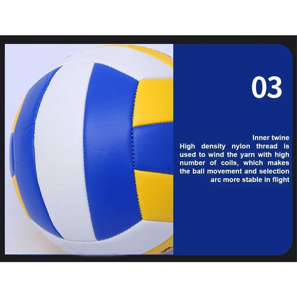 Size 5 Volleyball Soft Touch PU Ball Indoor Outdoor Sport Sand Beach Game Play Portable Training Accessories for ChildrenXJ241230