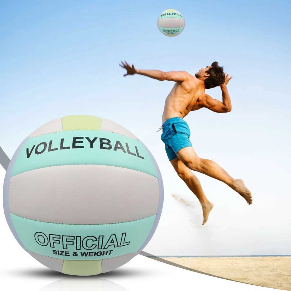 Size 5 Training Game Volleyball Non-Slip Soft Beach Volleyball Professional Competition Volleyball for Outdoor Indoor TrainingXJ241230