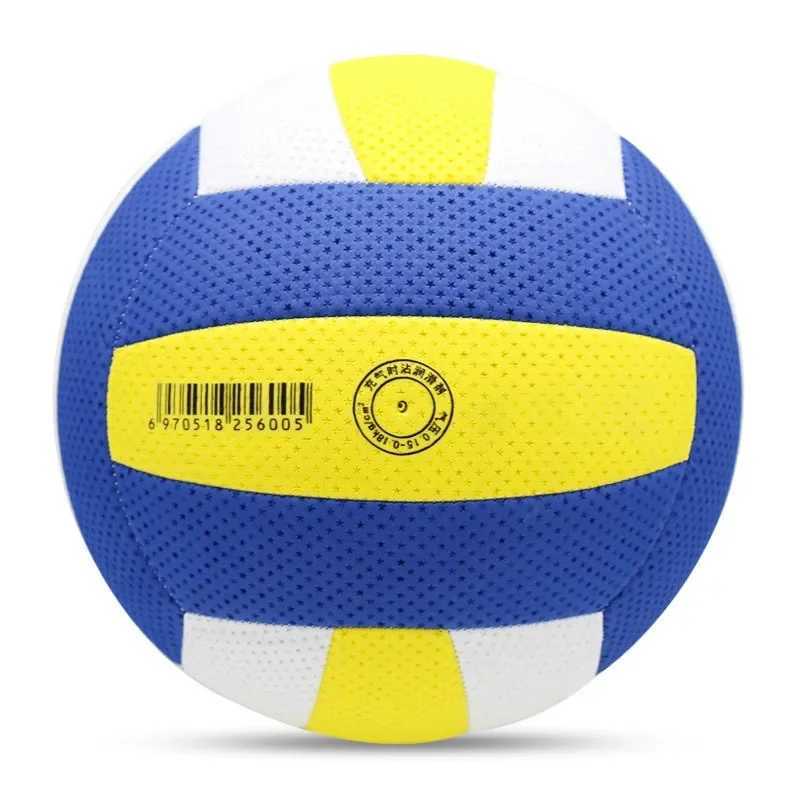 Soft Air Volleyball Beach PVC Machine Sewn Volleyball No.5 Special Ball For Student Competition Standard Volleyball Sports BallsXJ241230
