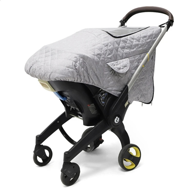 Breathable Baby Stroller Rain Cover Windproof Weather Shield Pushchair Cover 241230