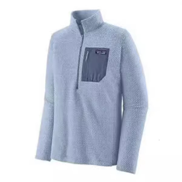 foreign trade r1 half zipper fleece autumn and winter hoodie warm jacket