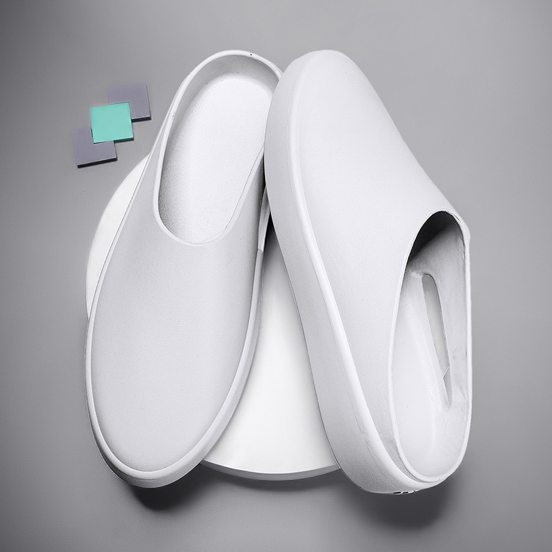 2025 new large-size baotou drag male fashion wear couple hundred pairs heelless lazy half slippers beach indoor and outdoor slippers female