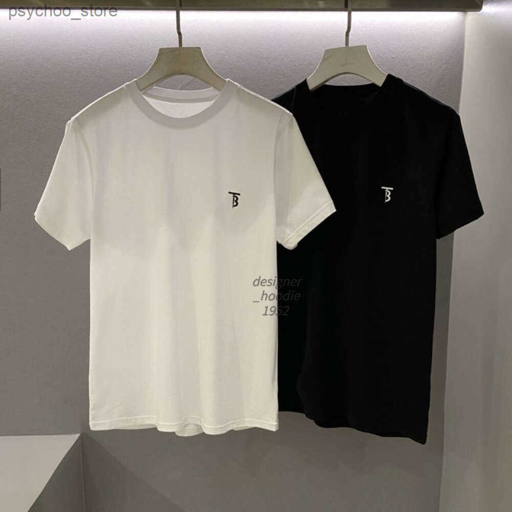Men's T-Shirts designer t shirt mens casual polo shirt men and women cotton short sve tshirt tb embroidery round neck tees S2412303