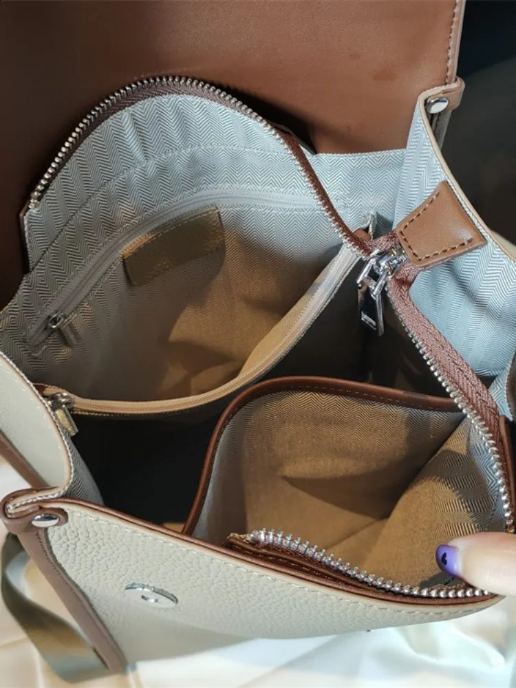 Women Genuine Leather Backpack Fashion Laptop Briefcase Soft Cowhide High Street Unisex Student School Satchel Casual Bag 241230