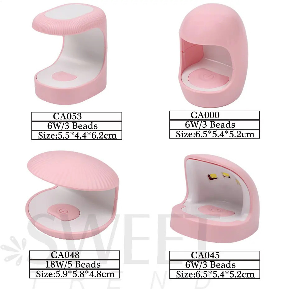 6W nail drying lamp mini portable egg shaped UV LED lamp with USB cable gel nail polish curing dryer machine BECA043 241230