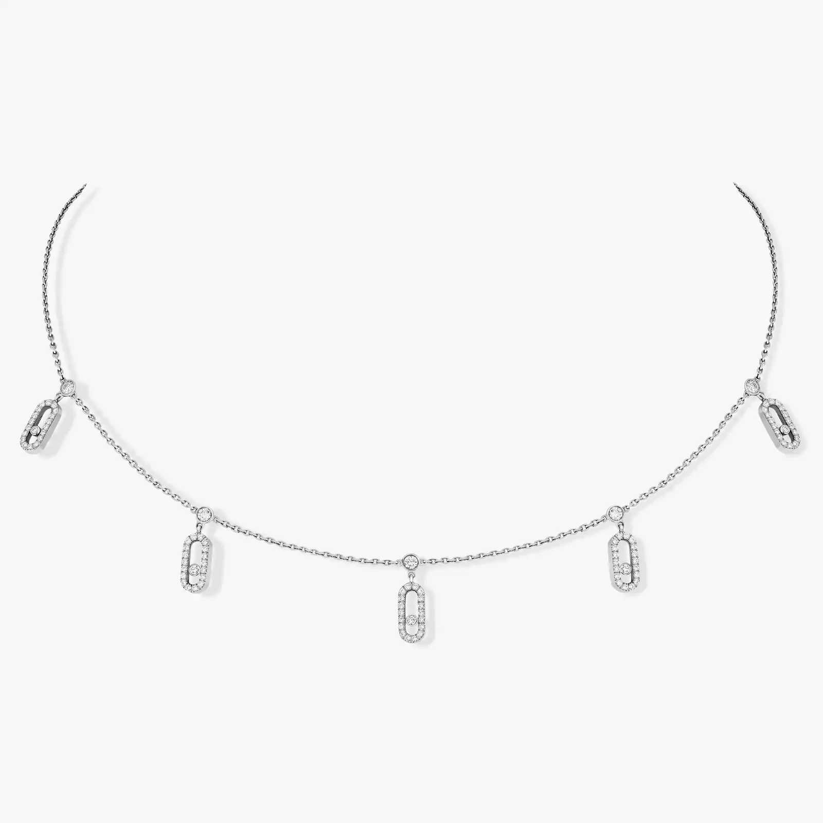 Mik original pure silver 925 necklace pendant luxury trend womens jewelry set W241230