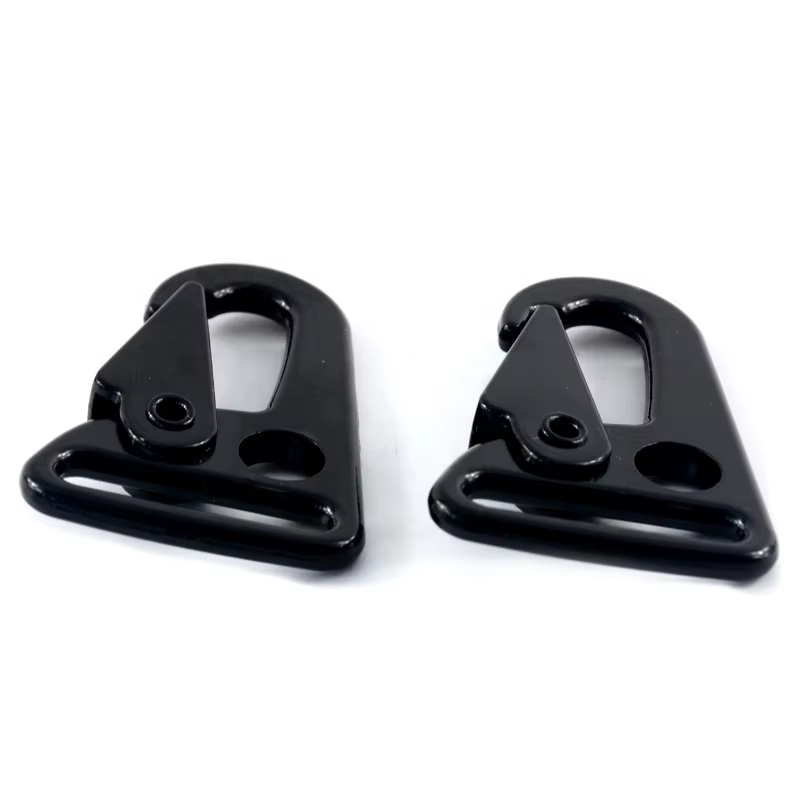 25mm Black zinc alloy metal snap eagle mouth spring hk hook