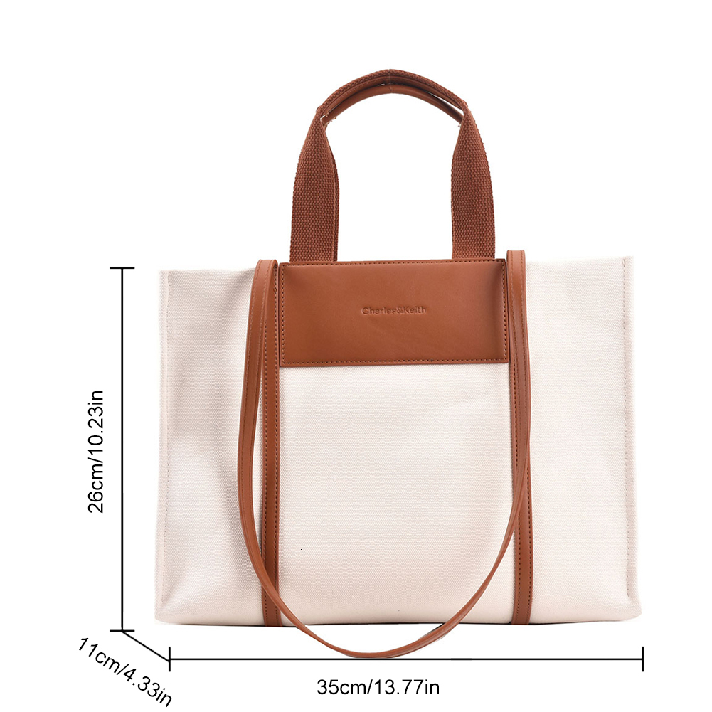 Casual Canvas Large Capacity Women Top-Handle Designer Brand Ladies Shoulder Crossbody Bags Big Totes Shopper Purses