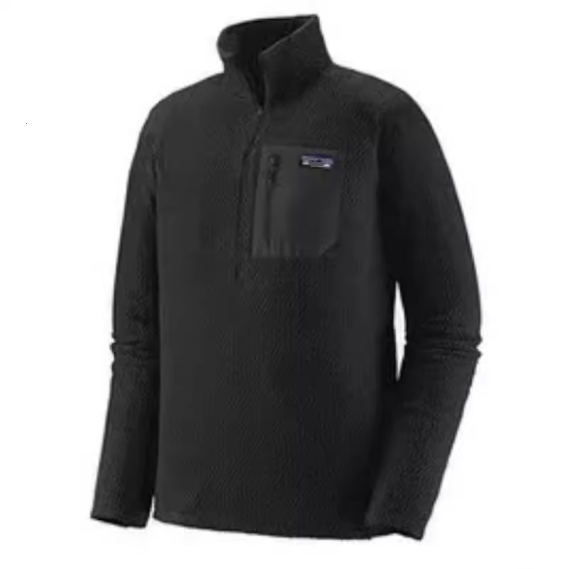 foreign trade r1 half zipper fleece autumn and winter hoodie warm jacket