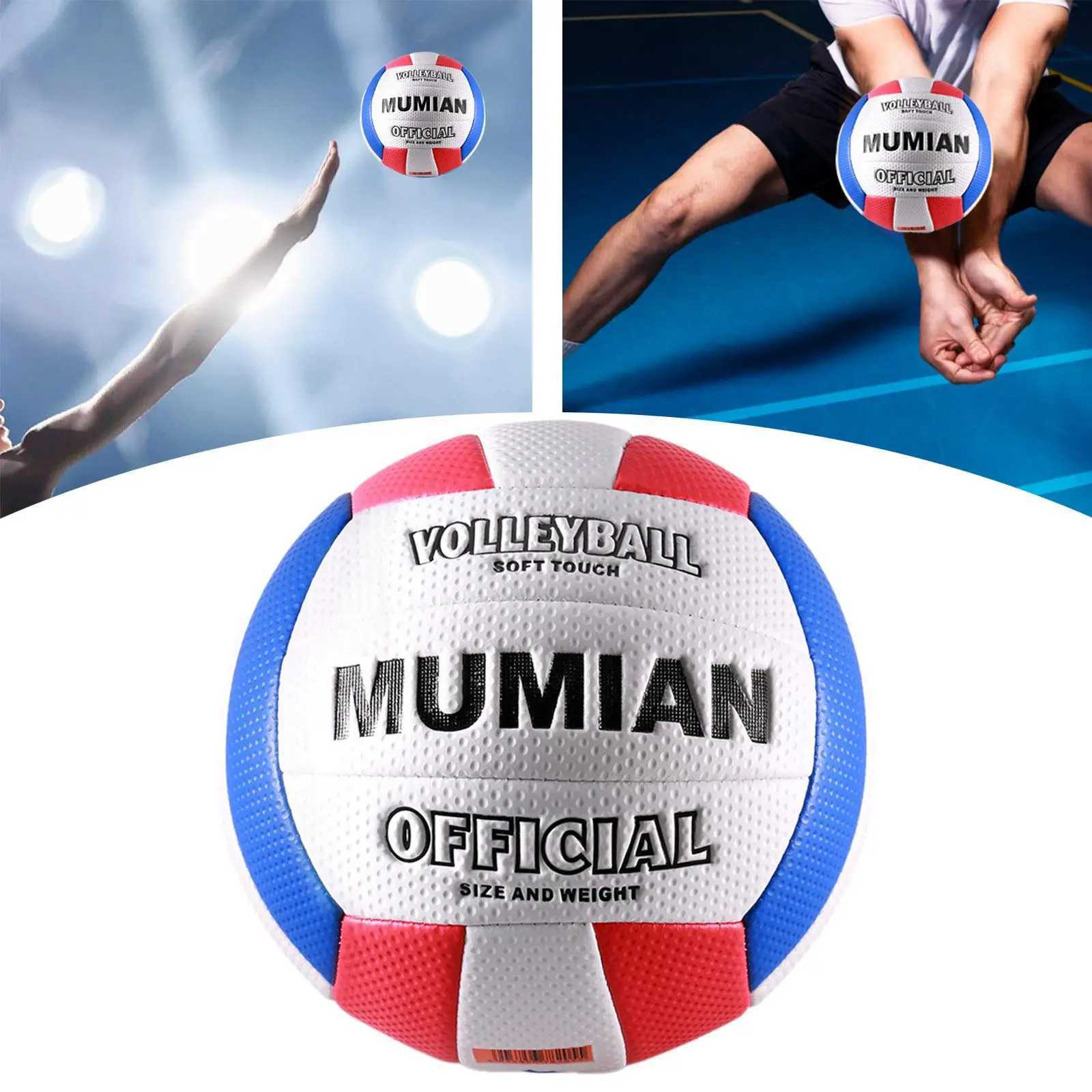 Outdoor Volleyball Soft Touch Volleyball Gym Training Professional Size 5 Beach Volleyball for Kids Adults Practice CompetitionXJ241230