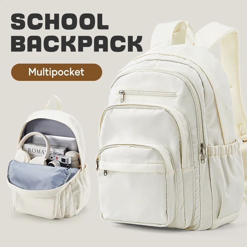 Backpack for Girls Teenager Travel School Backpacks Boys Children Rucksack Casual School Bags Backpack Cute Multipocket Book Bag 241230