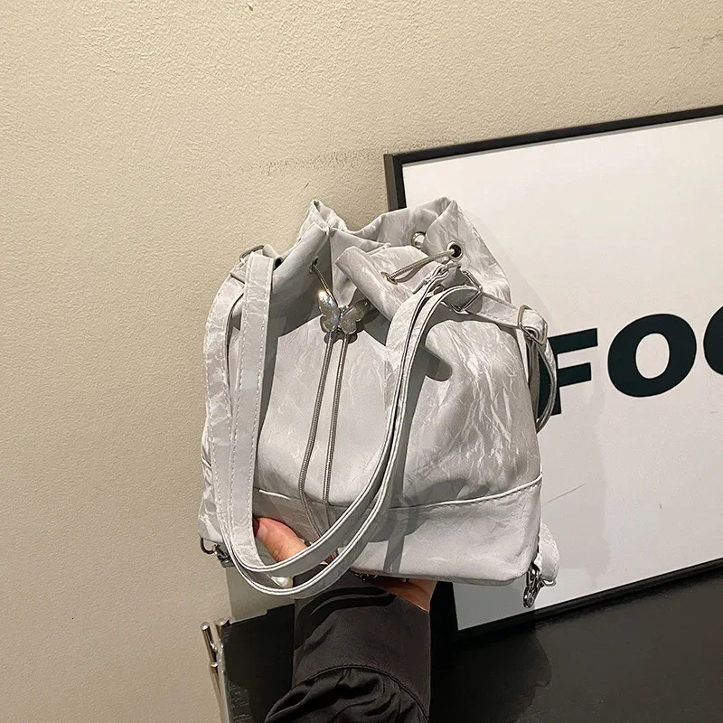 Women's Shoulder High Sense Versatile Foreign Style Underarm Bucket Bag