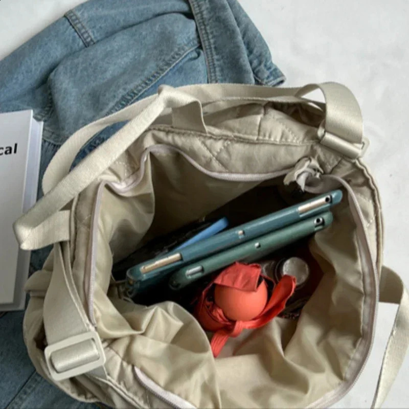 Large Capacity Tote Bags for Women Shoulder Side Bag Fashion Space Cotton Shopper Shopping Bags Cute Ladies 241227