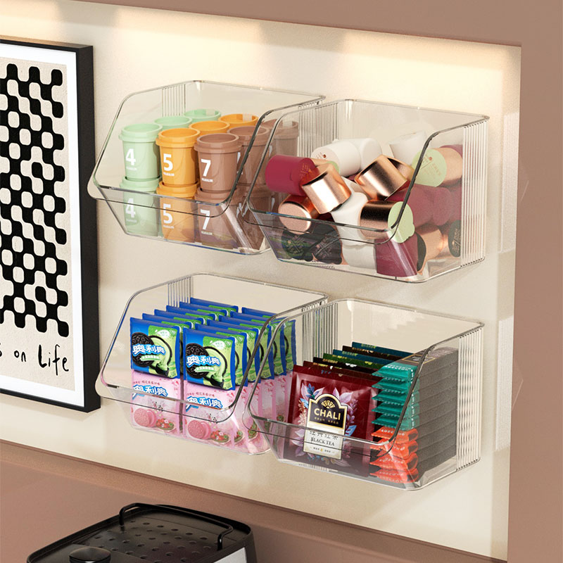 Modern Two Tier Wall-Mounted Cabinet for Home Office Organization