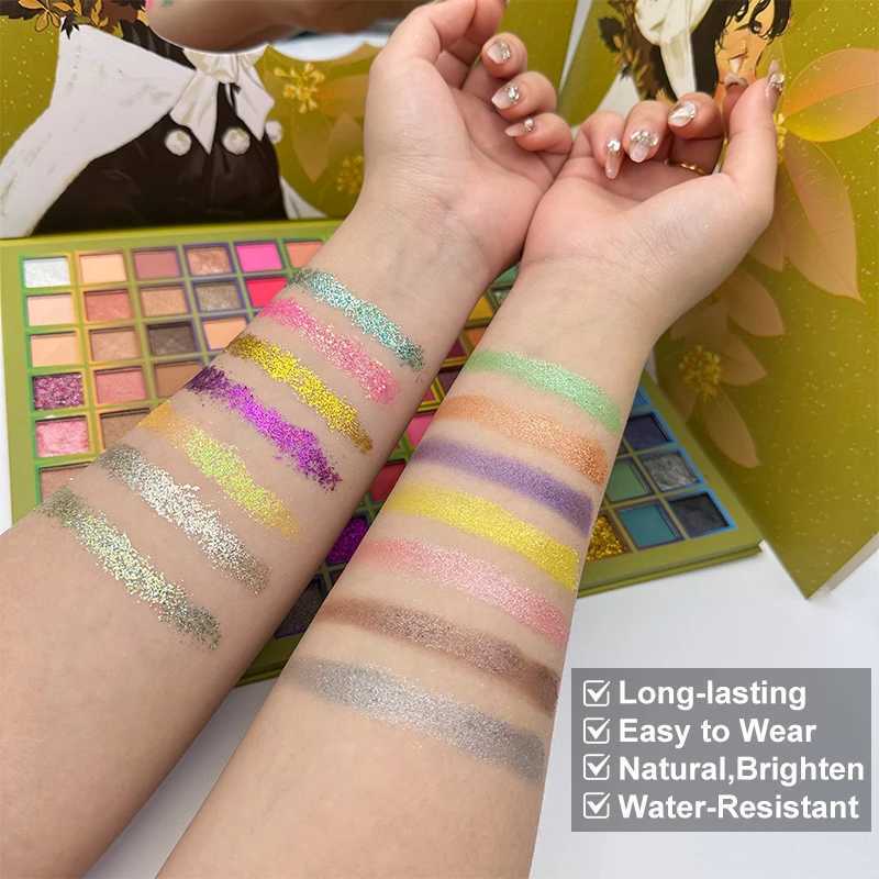 99 Color Eyeshadow lescent matte Glitter Eyeshadow Palette Multichrome waterproof eye cosmetics smudge-proof long-lasting maXJ241230
