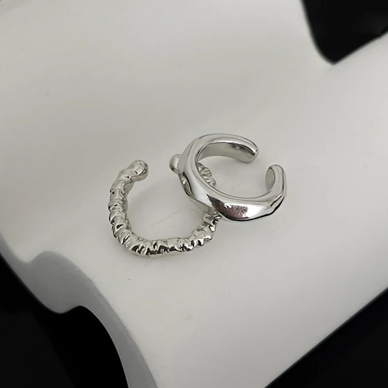 Punk Irregular Geometric Ear Cuff Earrings for Women NonPiercing Metal Clip Earring Cartilage Fashion Jewelry Party 241225