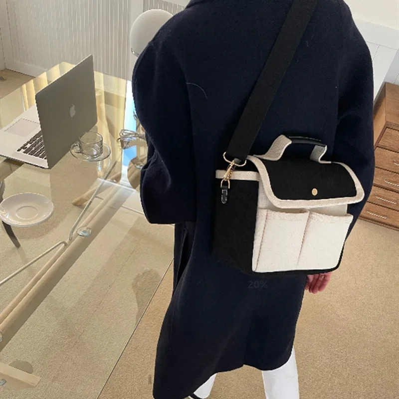 Tote Bags Women Adult Women's Korean Version Of Mommy For Mother And Baby Canvas Baommuting Bagshoulder Bag