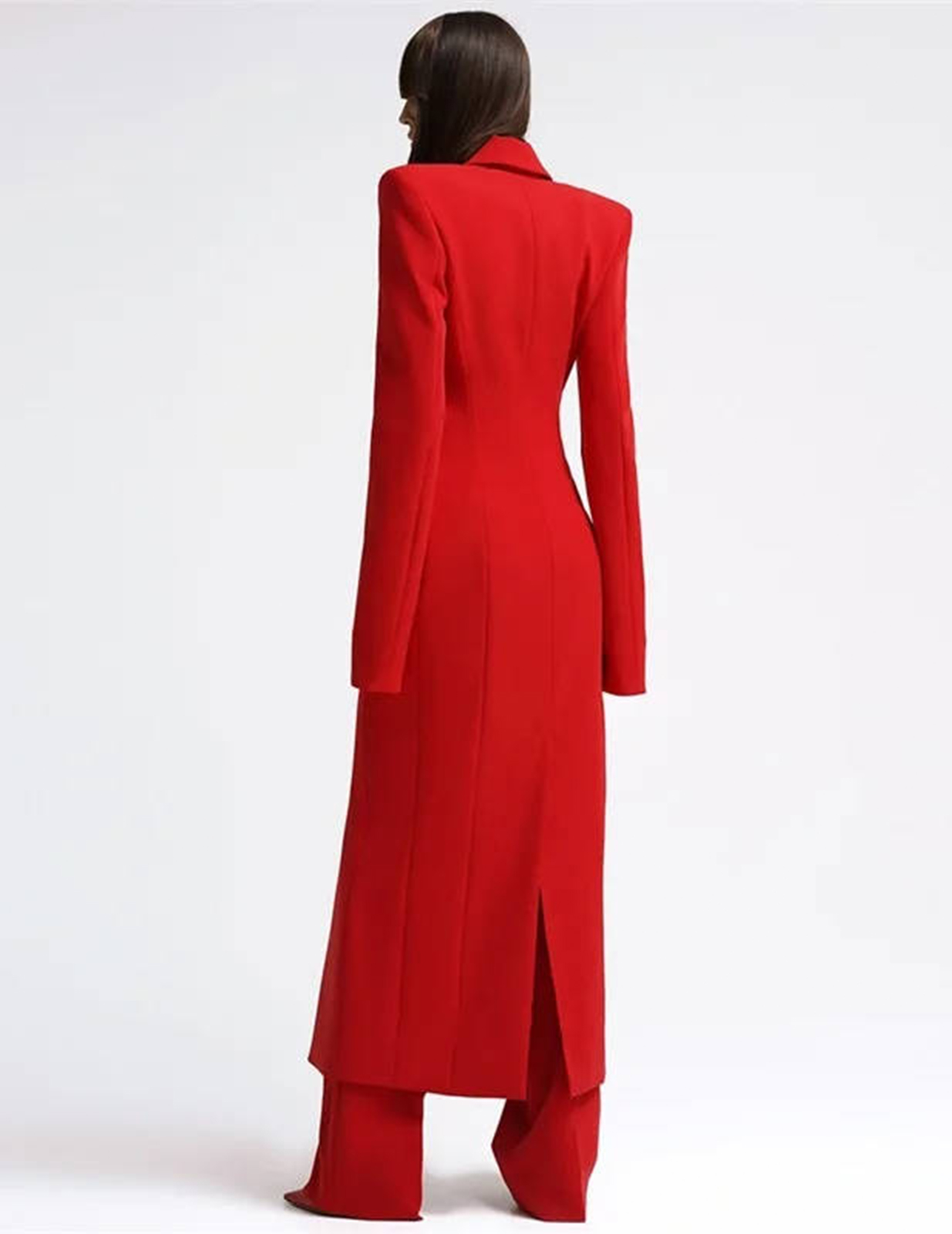 Candy Color Women Long Blazer Sets Slim Fit One Button Prom Birthday Party Formal Wear Custom Made Outfit Jacket 2 Pieces