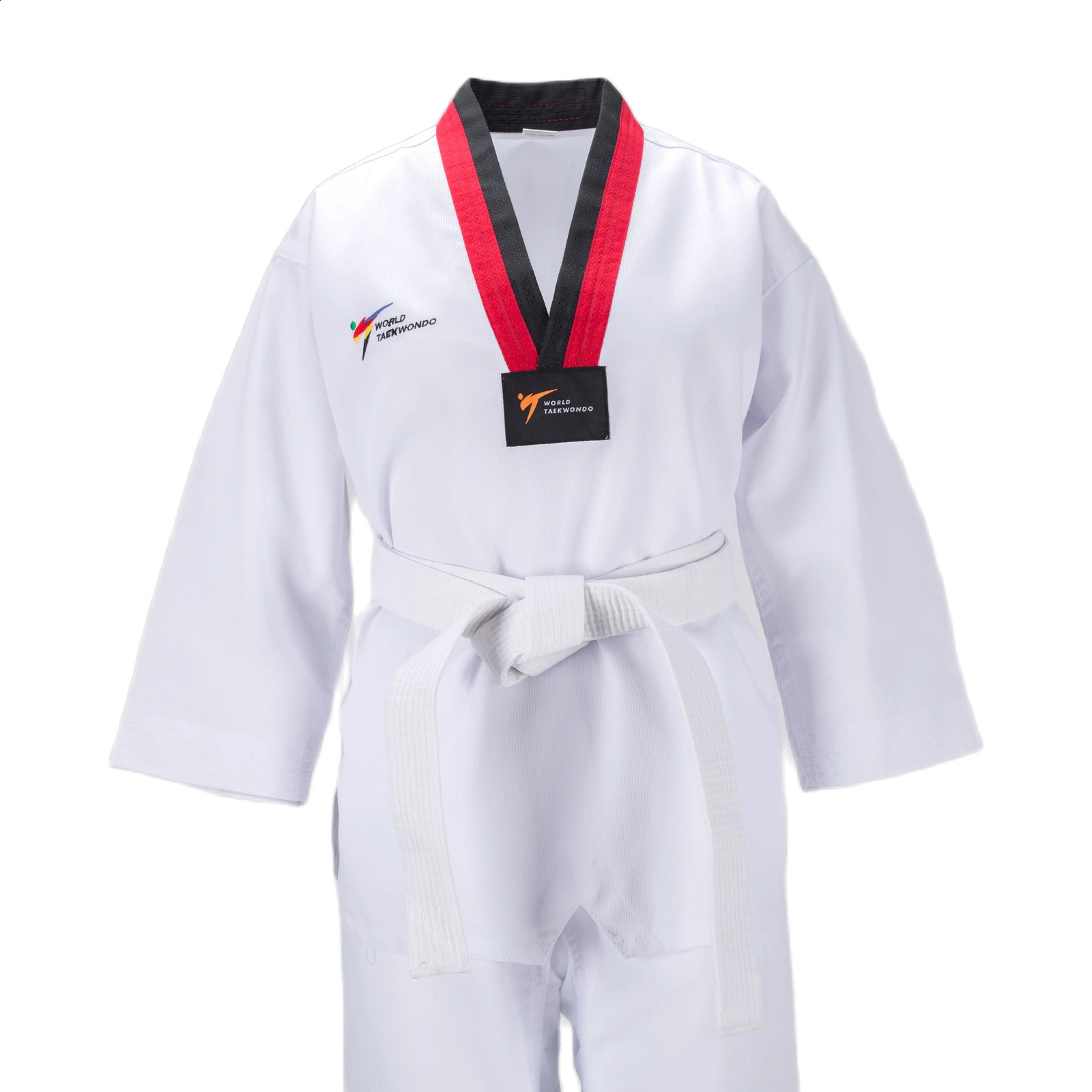 TKD Customize Patten Clothing White Taekwondo Uniforms WTF Karate Judo Dobok Children Adult Size Unisex Long Sleeve Gi Uniform 241230