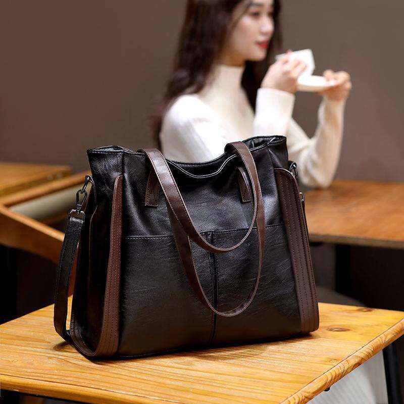 Fashion Large Capacity For Women, Autumn And Winter New Trendy Casual Tote Bag, Single Shoulder Diagonal Cross Women's Bags