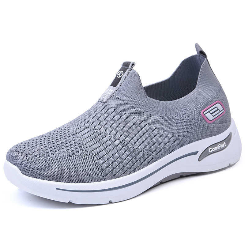 Female Shoes New Womens Shoes Fashion Mom Shoes Socks Shoes Soft Sole Sports Shoes Female