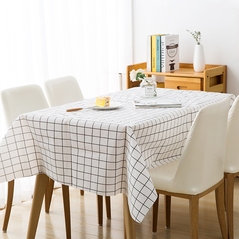 Waterproof and Oil-proof Leave-in Fabric Fresh Dining Table Cloth Square Rectangular Tablecloth