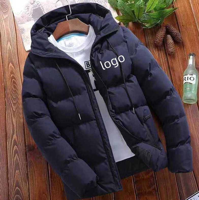 Men's Jackets 2024 new winter jacket with hat winter fashion comfort jacket casual warm jacket S-5XL T250319