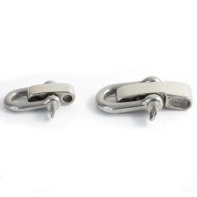 Factory custom Metal Adjustable Stainless Steel D Shackle Clasp For Paracord Bracelet