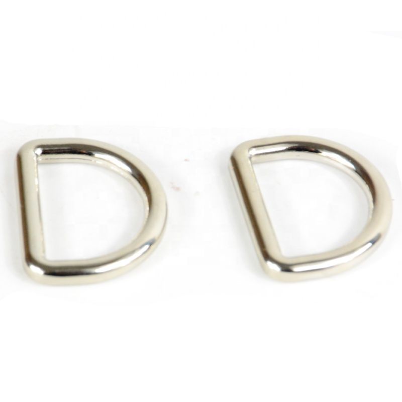 Forged 25mm Welded Metal D Ring Buckle For Bag