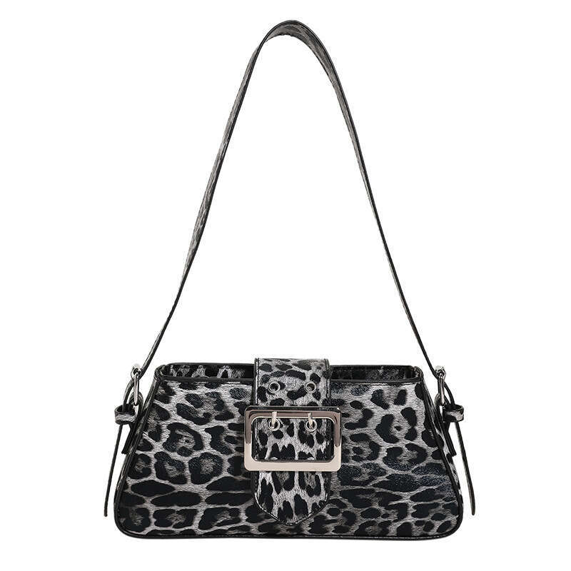 Leopard Print Underarm For Women's Bag, Summer New PU Niche Handbag, Personalized And Stylish Shoulder Bag