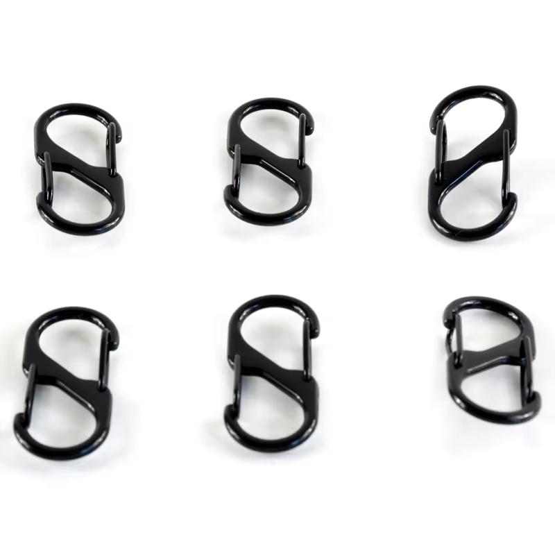 4cm mini S carabiner hook metal buckle key ring carabiner quick release clip