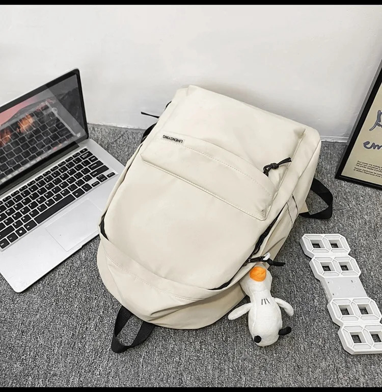 Mens Large Capacity Travel Backpack School Bag Womens Casual Japanese Style Middle High School Students Bookbag 241230