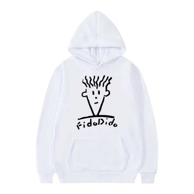 Autumn and Winter Casual Fashion Hoodies Mens Hoodies Sportswear Fido Dido Popular Beverages Printed Streetwear W241230