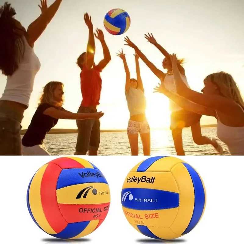 Volleyball Professional Competition PVC Volleyball Size 4 5 For Beach Outdoor Camping Volleyball Indoor Game Ball Training BallsXJ241230