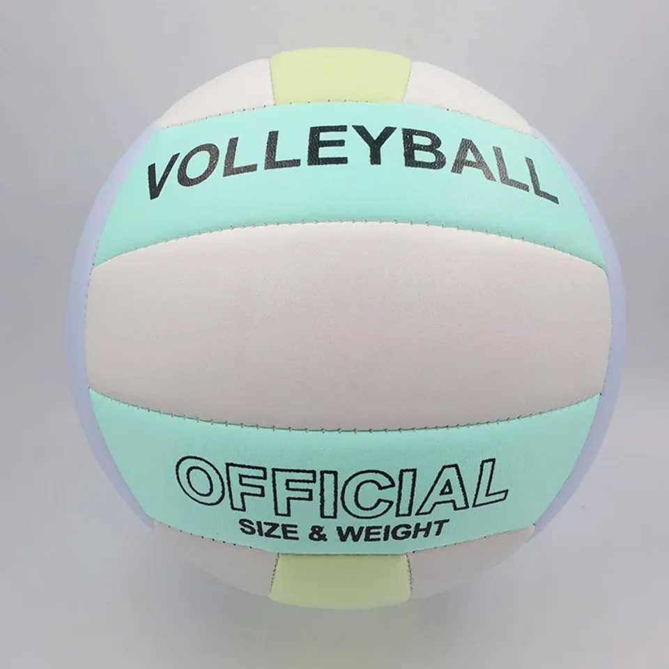 1pc Size 5 Volleyball Rubber+PVC Ball Sports Sand Beach Playground Gym Game Play Portable Training For Outdoor Indoor TrainingXJ241230