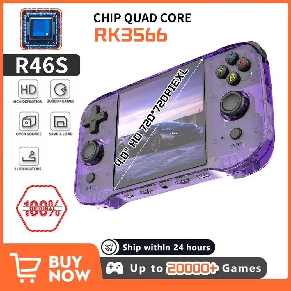 6S Retro Handheld Game Console Linux System 128G 4.0inch IPS Sn Two-player Online Game 64GB Console Retro Game R36S Z241226