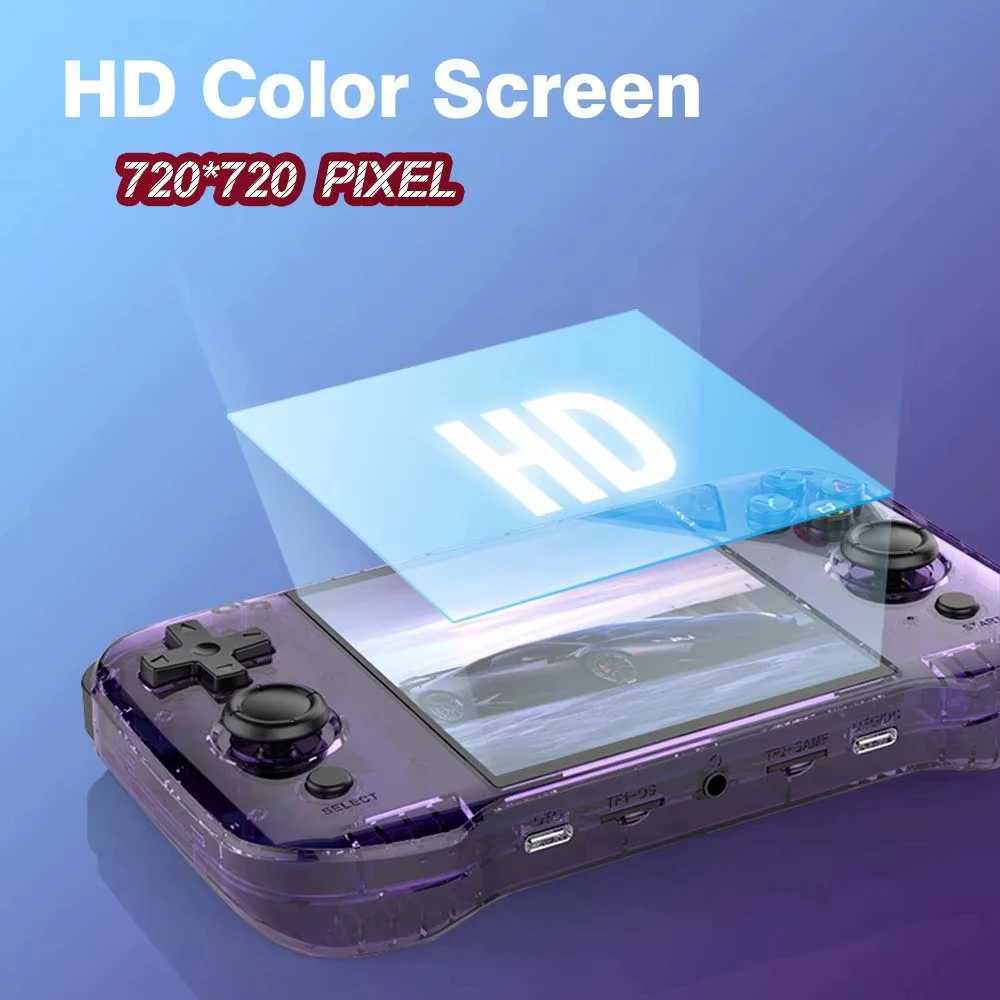 6S Retro Handheld Game Console Linux System 128G 4.0inch IPS Sn Two-player Online Game 64GB Console Retro Game R36S Z241226