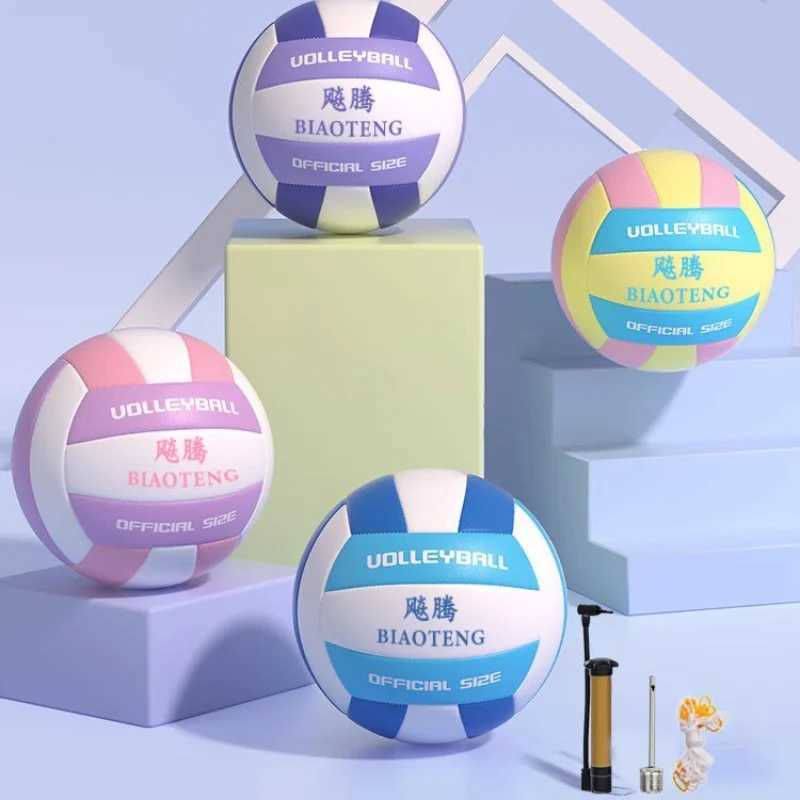 Size 5 Standard Volleyball School Test Special Ball Thicken Wear-resistant Beach Soft Row High Elastic Competition BasketballXJ241230
