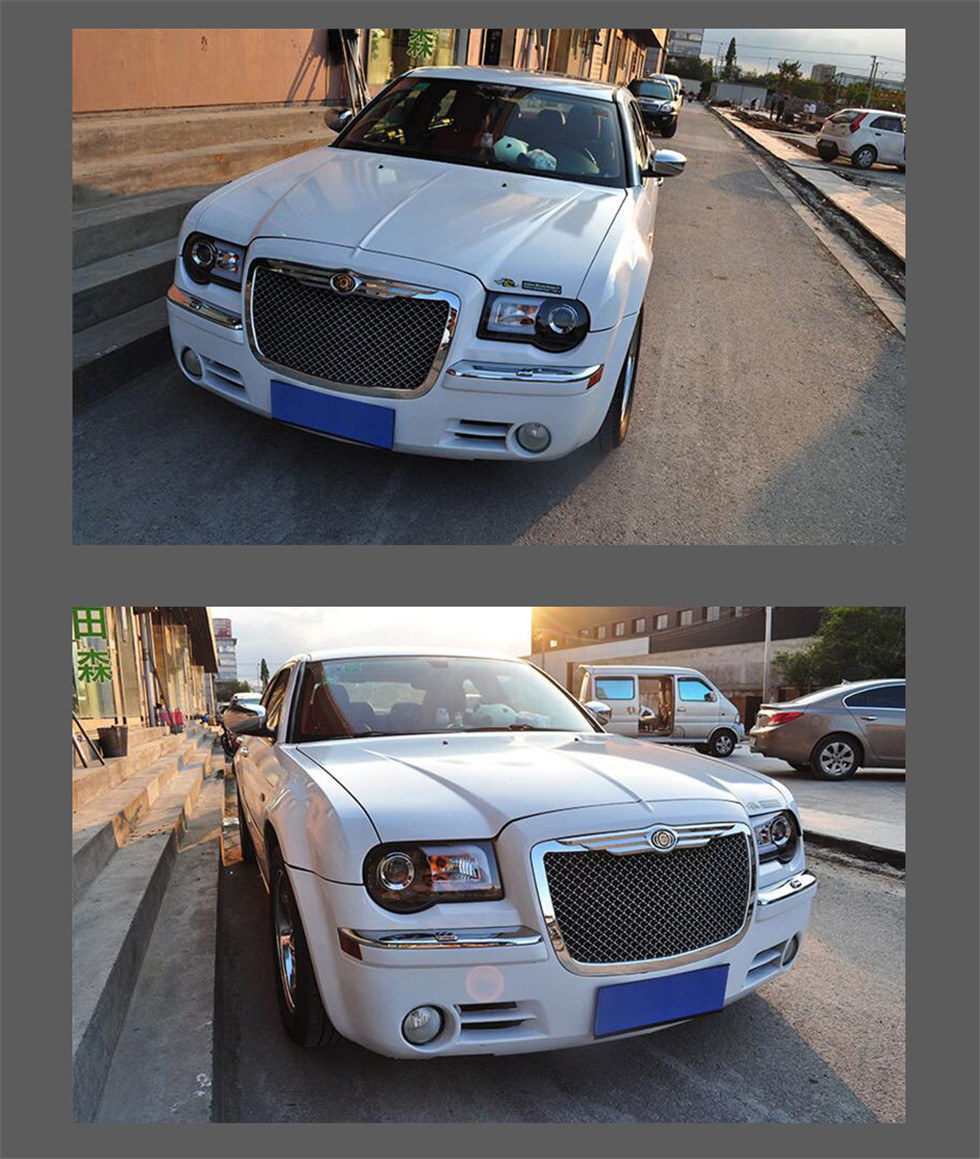 Head Lamp for Chrysler 300C Headlights 2005-2013 300C LED Headlight DRL Hid Bi Xenon Signal Headlight