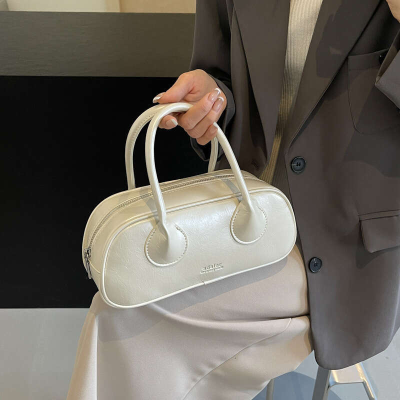 Korean Version Hand-Held Bowling For Women New Fashionable And Versatile Trend Armpit Bag, Niche Shoulder Bags