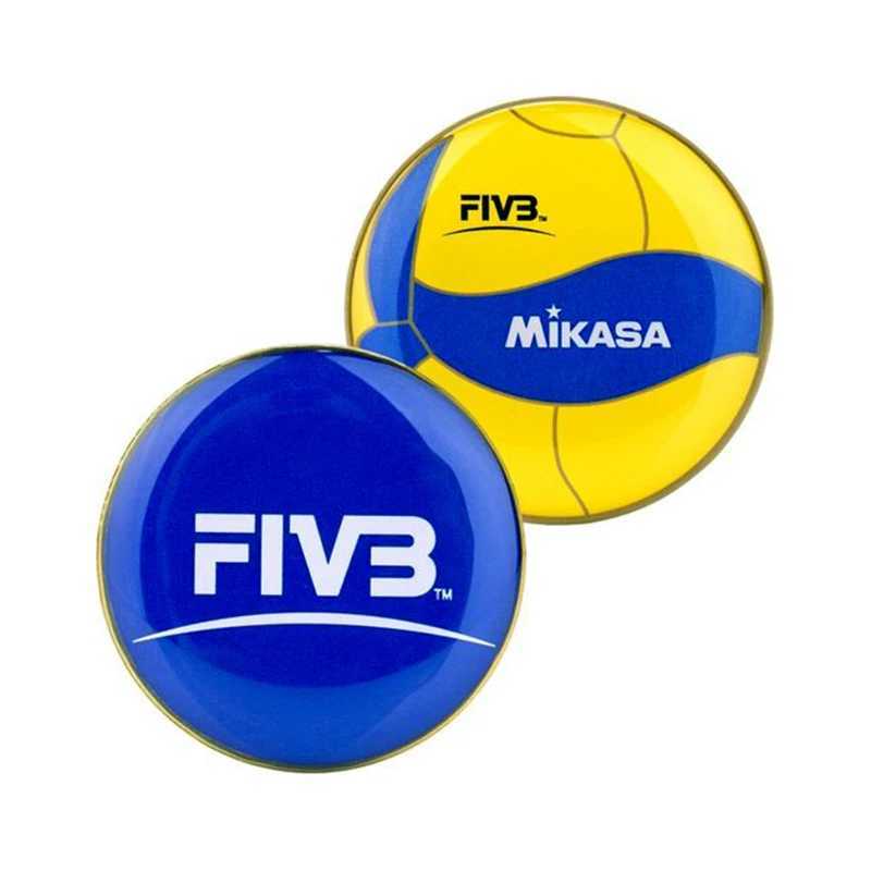 Original MIKASA Referee Metal Tossing Coin Professional Volleyball Training Major Game Equipment Venue Picker AC-TC200WXJ241230