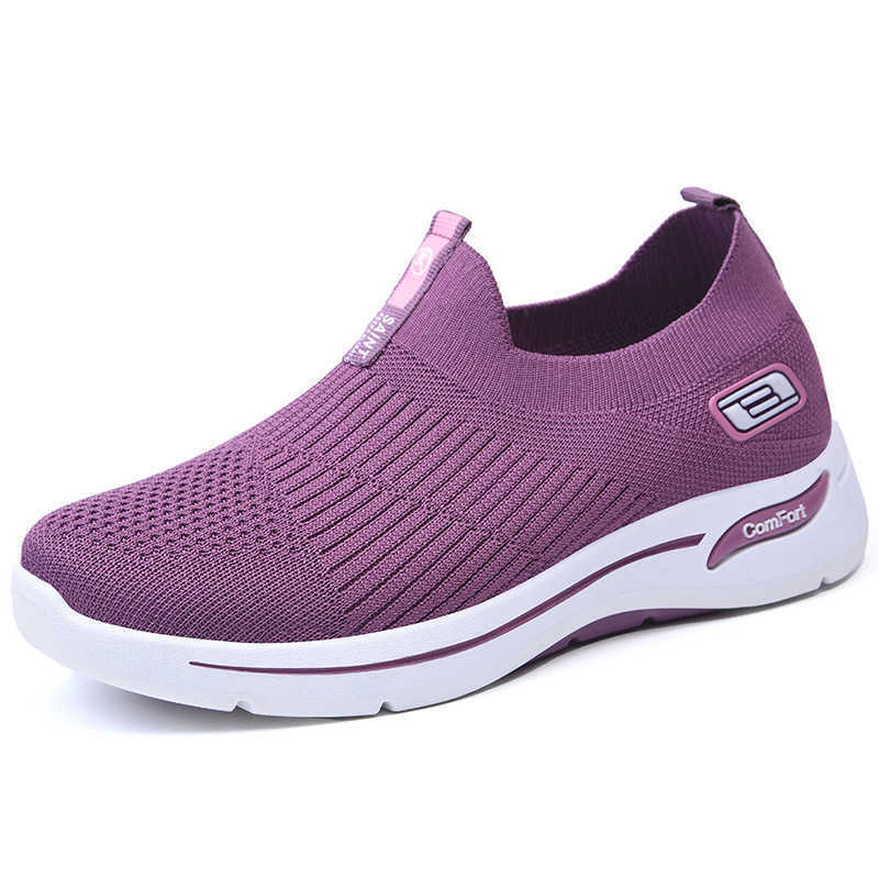 Female Shoes New Womens Shoes Fashion Mom Shoes Socks Shoes Soft Sole Sports Shoes Female