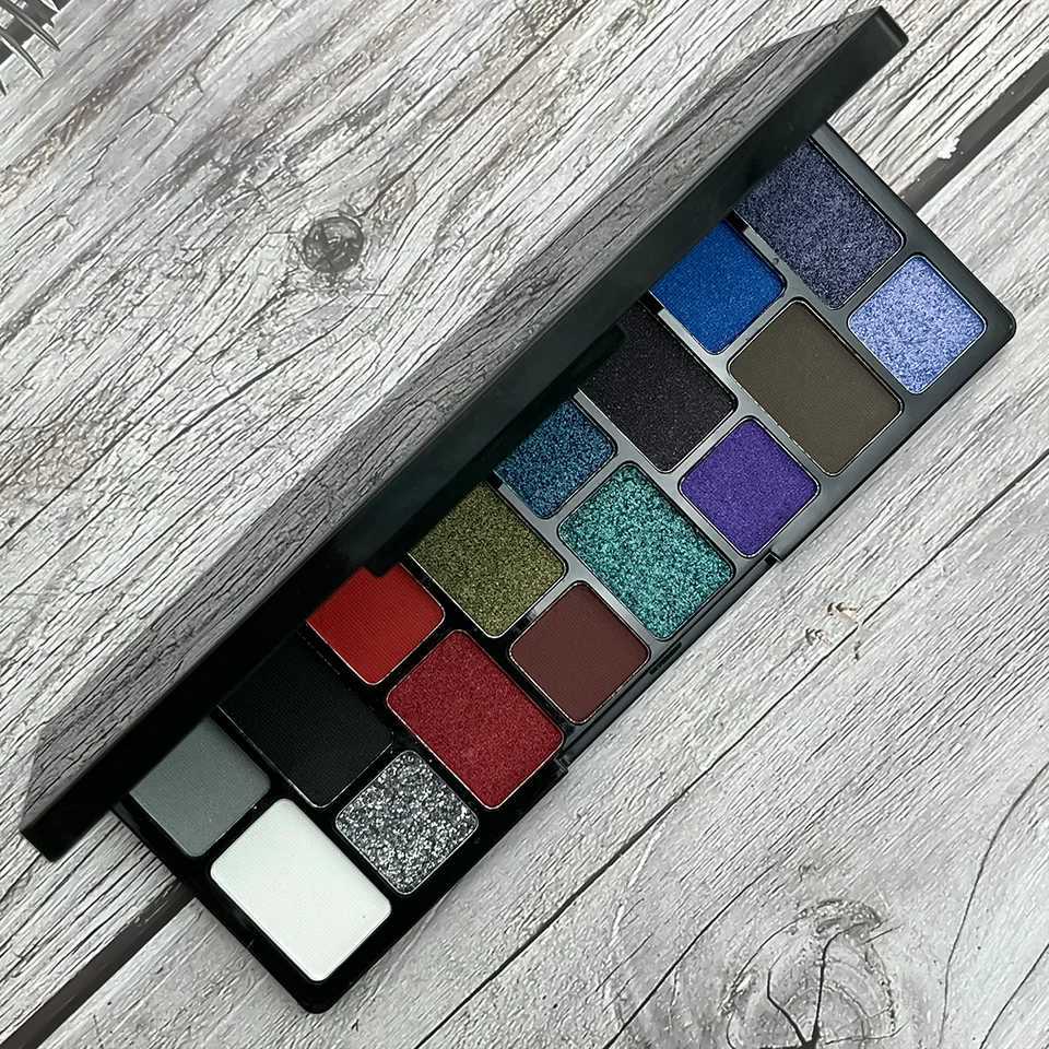 16 Colors Eyeshadow Palette Glitter MatteHighly Pigmented Waterproof Long-LastingPortable Multicolor ye MakeupXJ241230