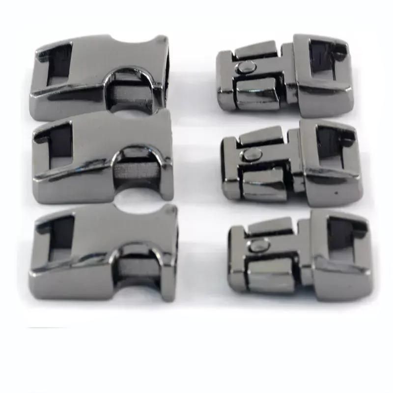 3/8" Metal side release buckle for paracord bracelet