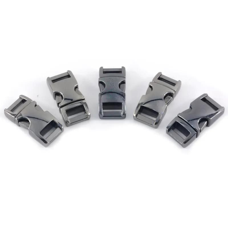 3/8" Metal side release buckle for paracord bracelet