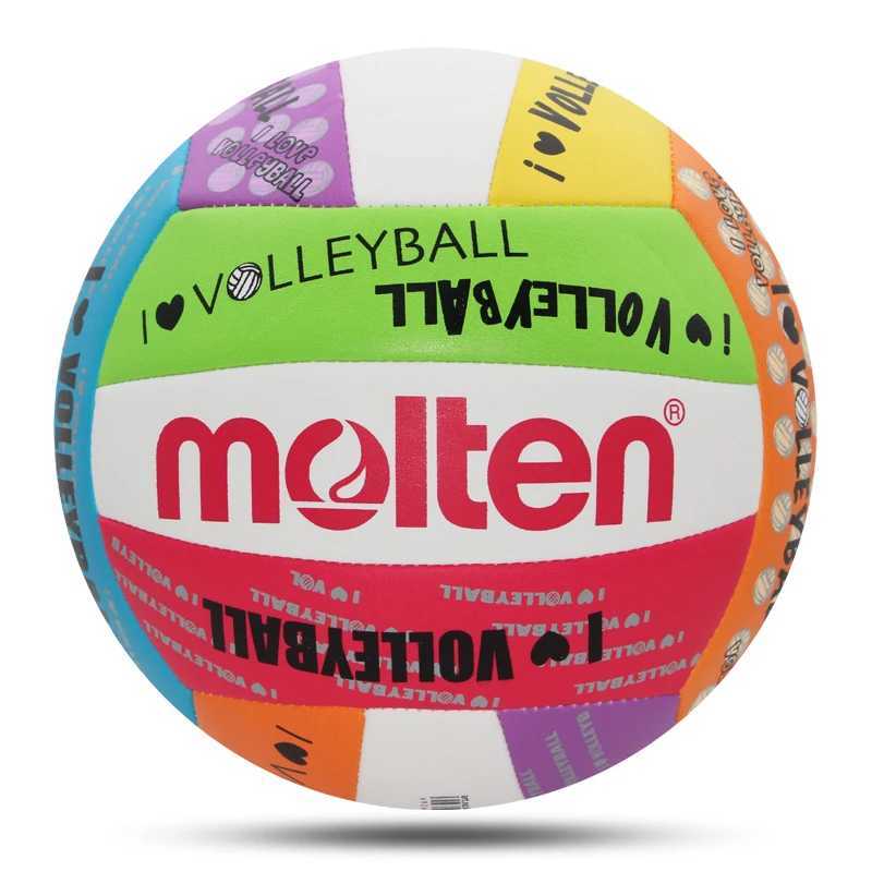 Newest Molten Volleyball Balls Standard Size 5 Soft Touch PU High Quality Indoor Outdoor Sports Training Match Colorful VoleibolXJ241230