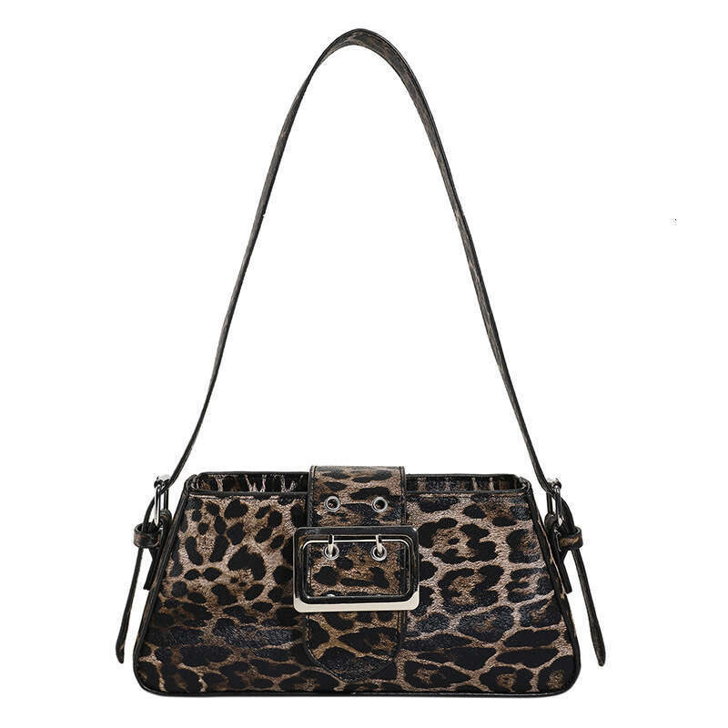 Leopard Print Underarm For Women's Bag, Summer New PU Niche Handbag, Personalized And Stylish Shoulder Bag