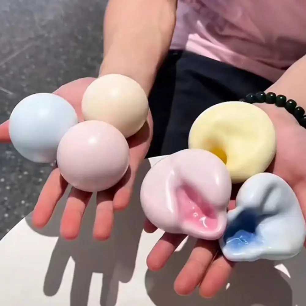Funny Sensory Toys Shapeable Squeeze Handmade Balls Fidget Pinch Creative Stress Relieving Toys Childrens Gifts W241230