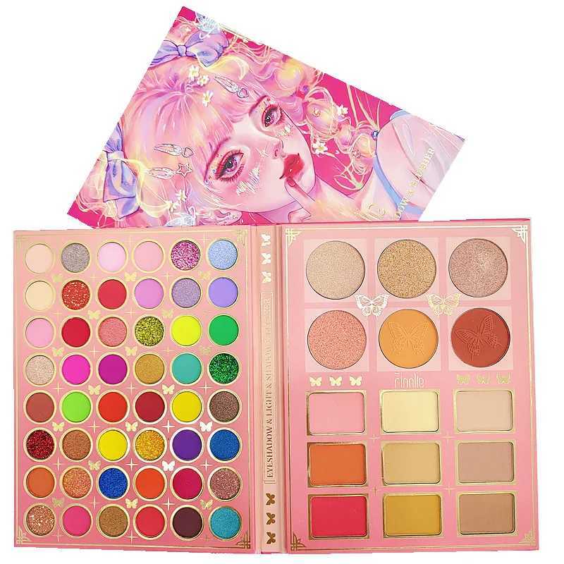 63 Colors Eyeshadow Palette Highlighting and Contouring lescent Matte Shimmer Glitter Sequins Makeup Palette MultifunctionalXJ241230