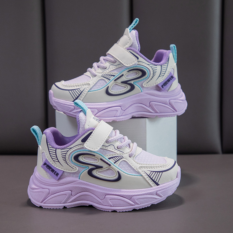 Kids Four Seasons Sneakers Girls School Toddler Casual Shoes Outdoor Breathable Running Shoes Kidsnest Light Soft Tennis Non-slip Children Boys Shoes 